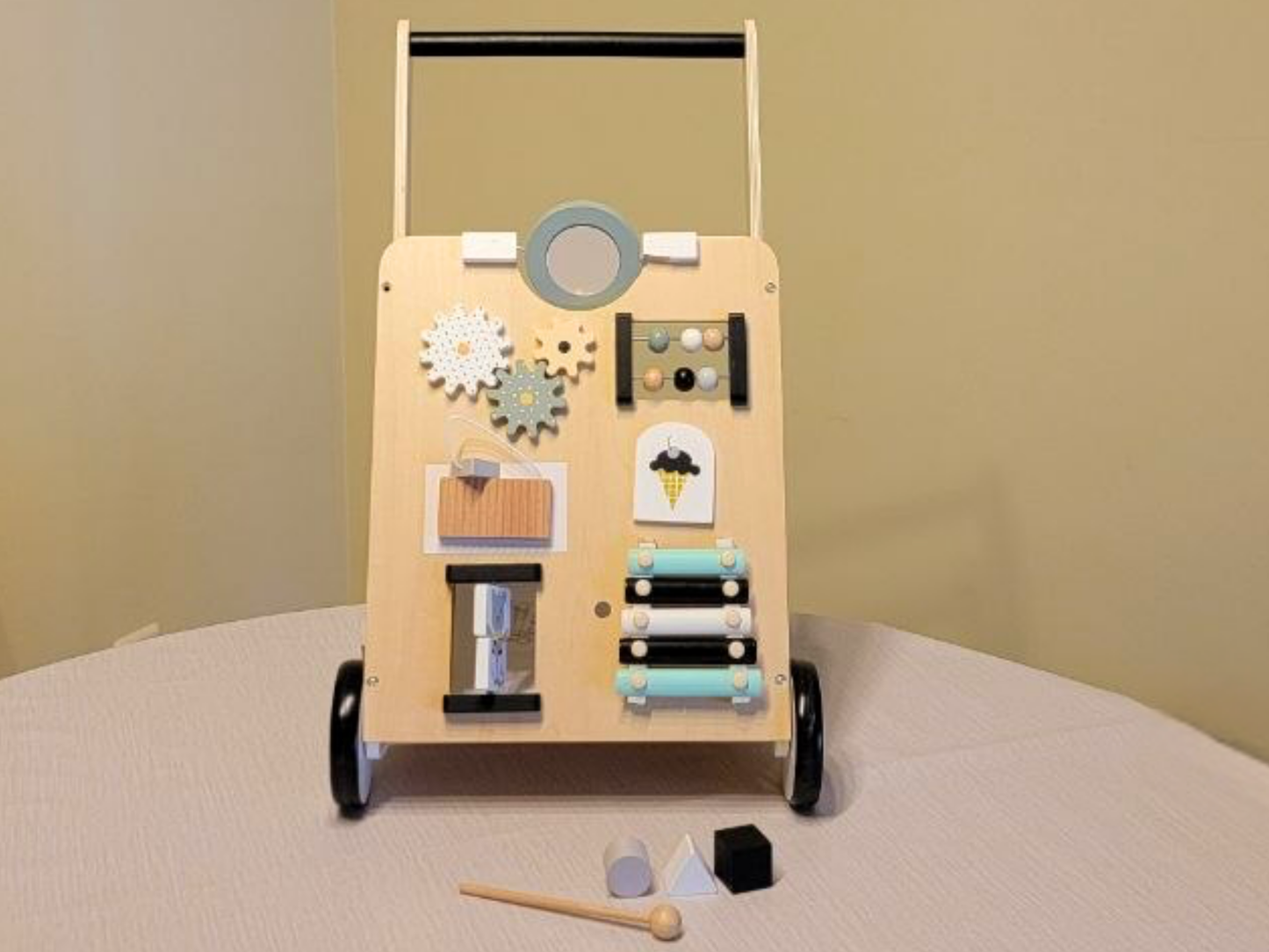 Heirloom Quality Wooden Baby Walker - Montessori & Waldorf Inspired | First Steps & Toddler Play