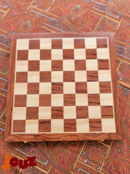 Wooden Chess Board with Foldable Design, perfect for a travels, Lightweight, and Easy to Store