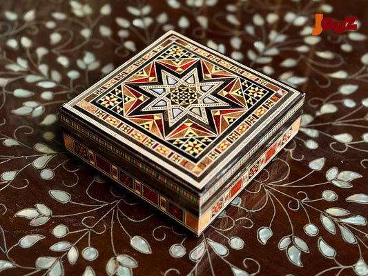 Handmade Mosaic Trinket Box | Decorative Tile Art Jewelry Box | Unique Gift for Her, Home Decor, Small Keepsake Box, Mosaic Craft