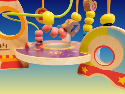 Labyrinthe de perles spatiales