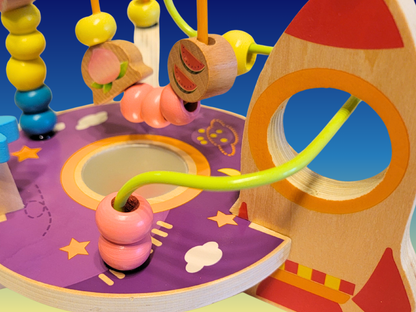 Labyrinthe de perles spatiales