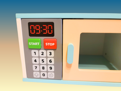 Four combiné électroménager Betsy Blue (modèle son et lumière)