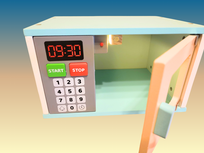 Four combiné électroménager Betsy Blue (modèle son et lumière)