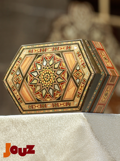 Luxury Wooden Storage mosaic Box – Handmade Keepsake Chest for Valuables- luxury gift for her,