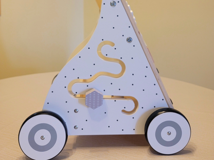 Heirloom Quality Wooden Baby Walker - Montessori & Waldorf Inspired | First Steps & Toddler Play
