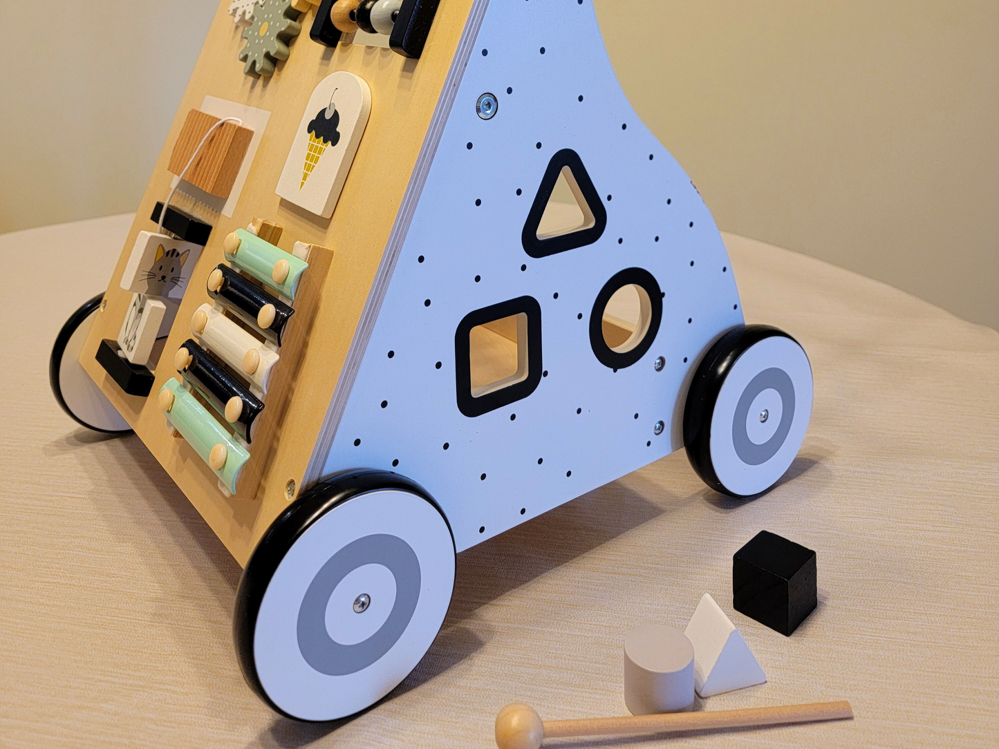 Heirloom Quality Wooden Baby Walker - Montessori & Waldorf Inspired | First Steps & Toddler Play