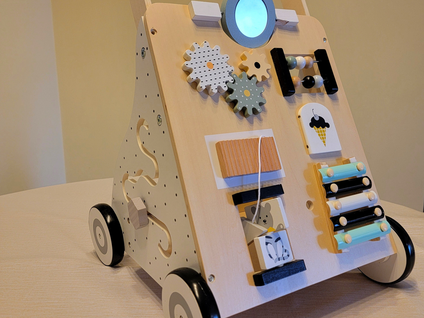 Heirloom Quality Wooden Baby Walker - Montessori & Waldorf Inspired | First Steps & Toddler Play