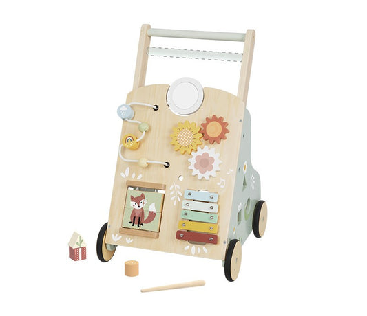 Quality Wooden Baby Walker - Montessori Waldorf Inspired - First Steps and Toddler Play