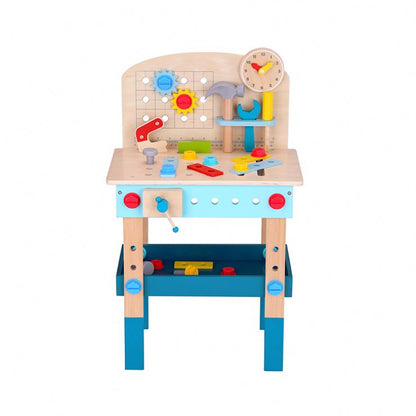 Wooden Tool Bench for Kids - 45-Piece Workshop with Tools Set