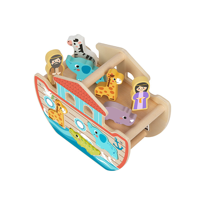 Noah's Ark Wooden Shape Sorter - An Educational & Fun Animal Adventure