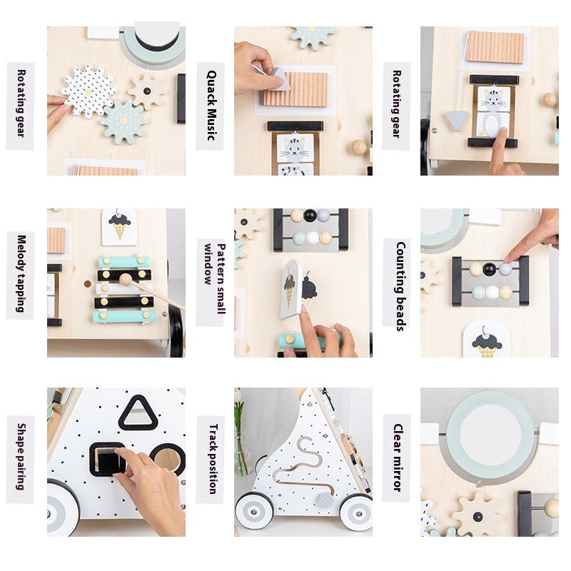 Heirloom Quality Wooden Baby Walker - Montessori & Waldorf Inspired | First Steps & Toddler Play