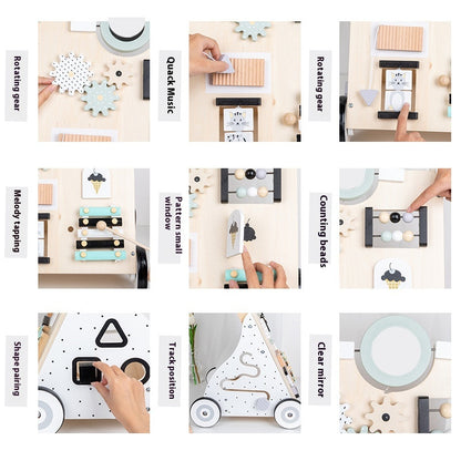 Heirloom Quality Wooden Baby Walker - Montessori & Waldorf Inspired | First Steps & Toddler Play