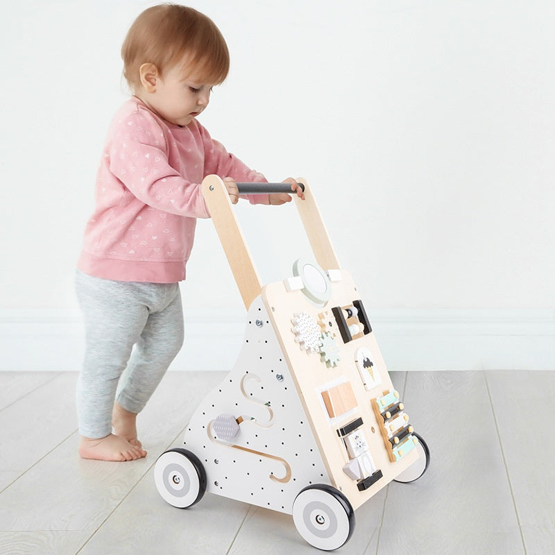 Heirloom Quality Wooden Baby Walker - Montessori & Waldorf Inspired | First Steps & Toddler Play