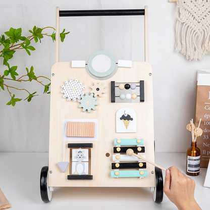 Heirloom Quality Wooden Baby Walker - Montessori & Waldorf Inspired | First Steps & Toddler Play