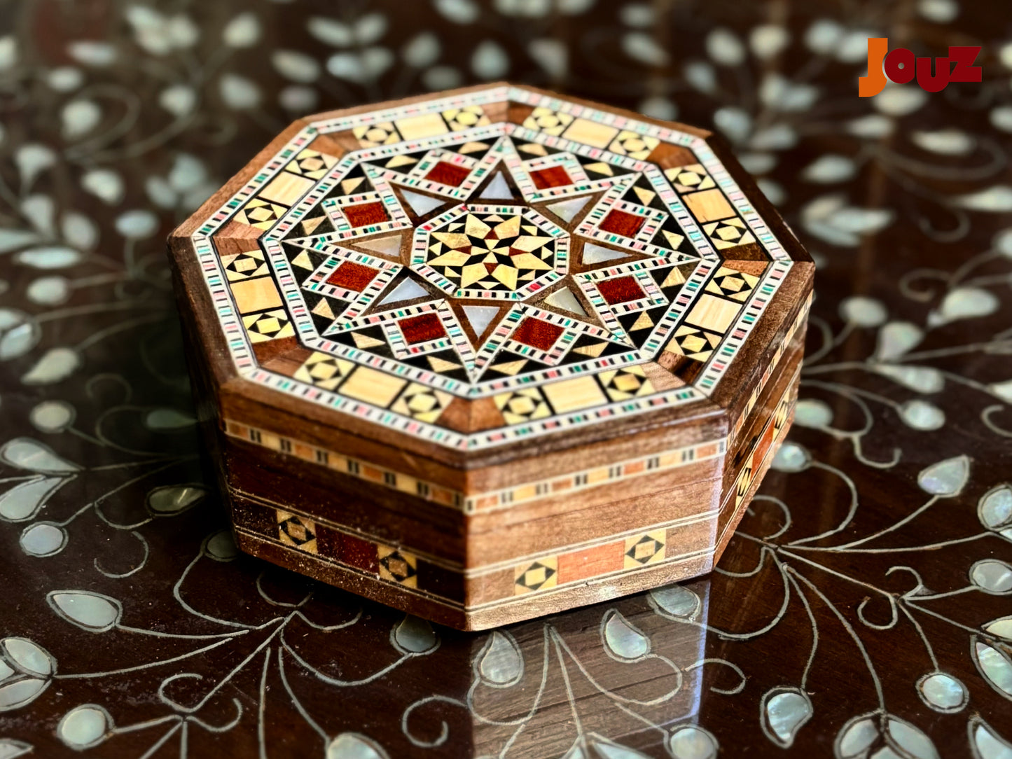 Handcrafted Wooden Ring Box – Square Decorative Box – Unique Wood Art