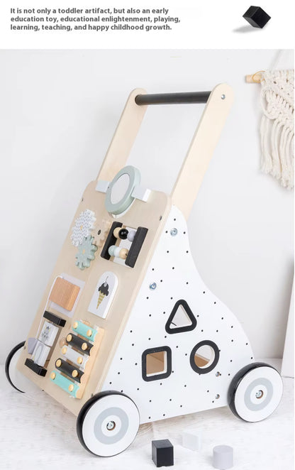 Heirloom Quality Wooden Baby Walker - Montessori & Waldorf Inspired | First Steps & Toddler Play