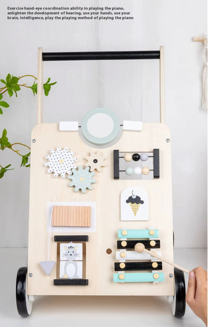 Heirloom Quality Wooden Baby Walker - Montessori & Waldorf Inspired | First Steps & Toddler Play