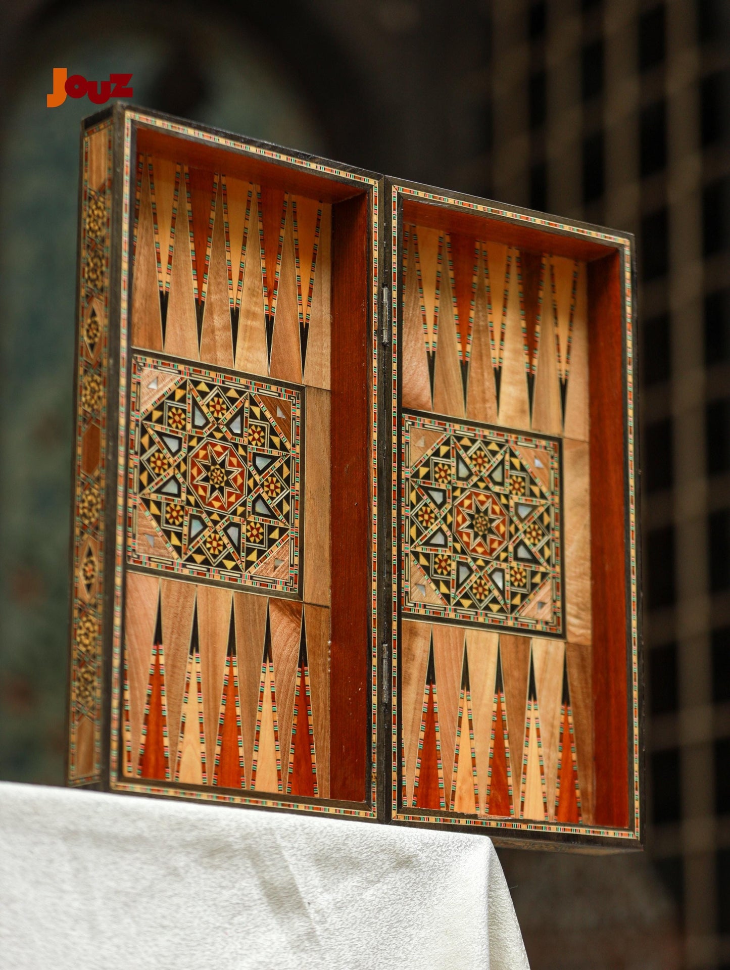 Handmade Wooden Folding Chess Backgammon Board 2-in-1  - high Quality, Artisan Crafted