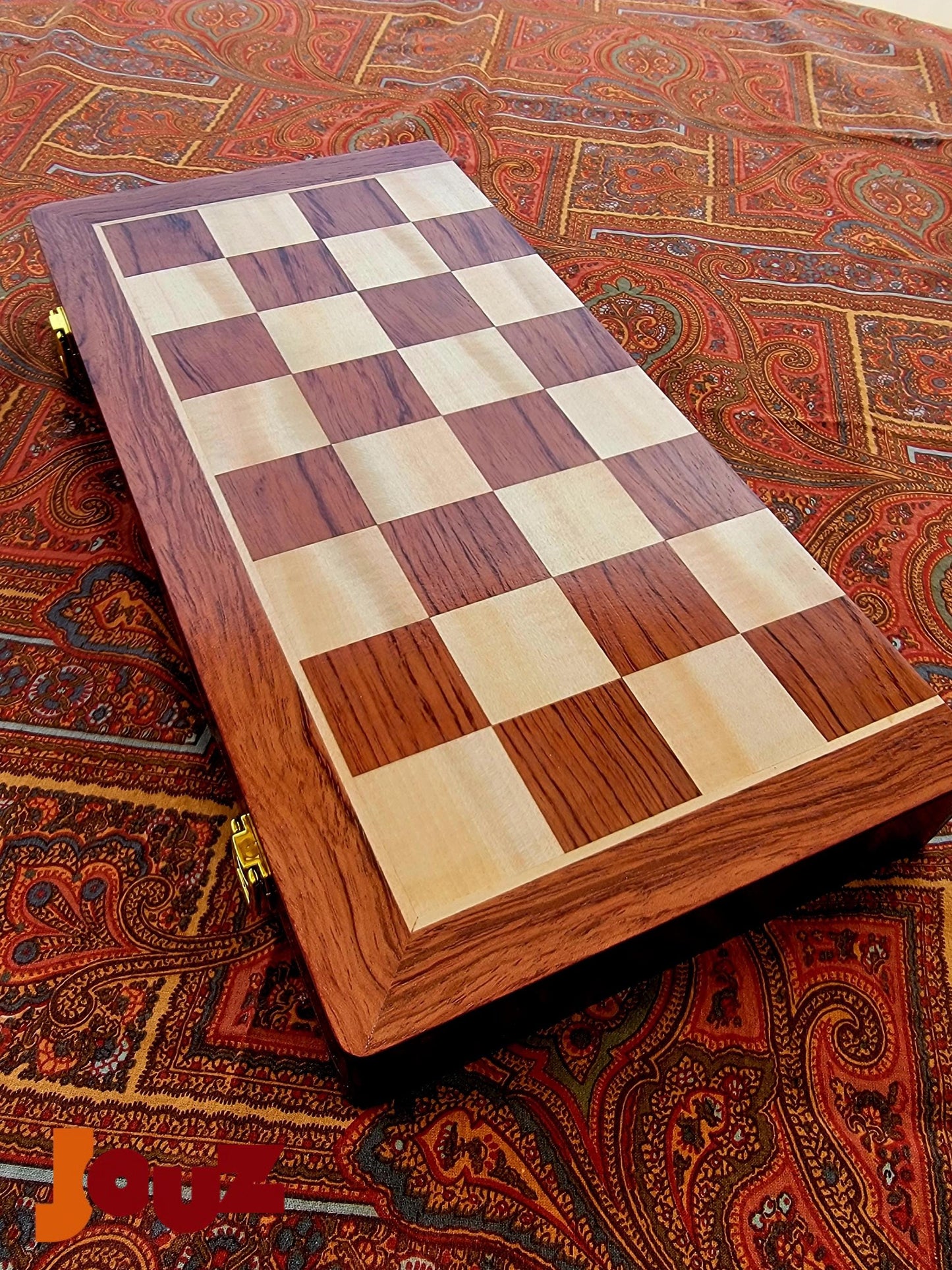 Wooden Chess Board with Foldable Design, perfect for a travels, Lightweight, and Easy to Store