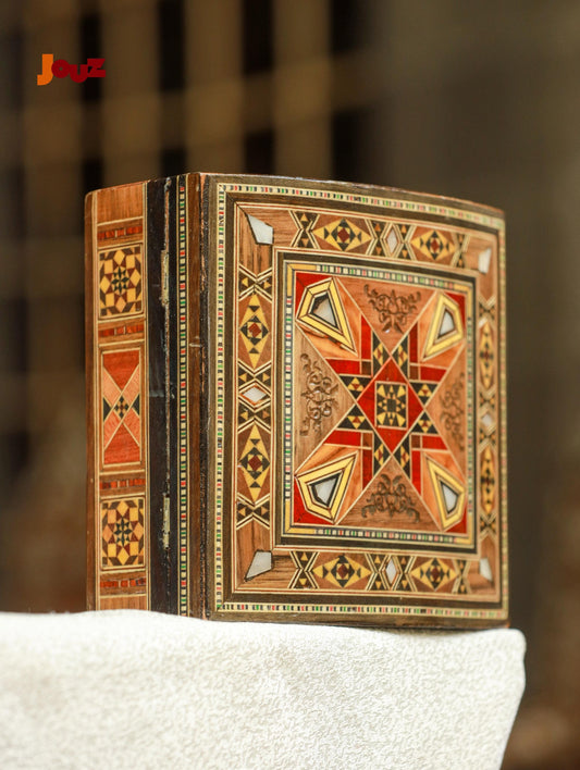 Vintage-Style Mosaic Box – Elegant Wooden Decorative Storage, jewelry box – Perfect Gift