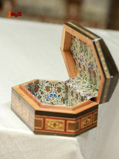 Luxury Wooden Storage mosaic Box – Handmade Keepsake Chest for Valuables- luxury gift for her,