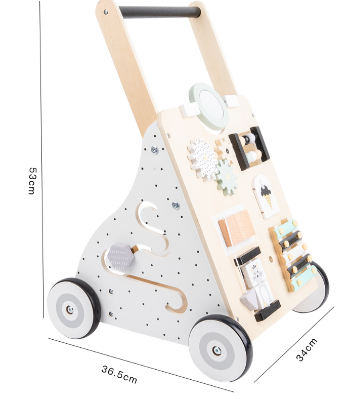 Heirloom Quality Wooden Baby Walker - Montessori & Waldorf Inspired | First Steps & Toddler Play